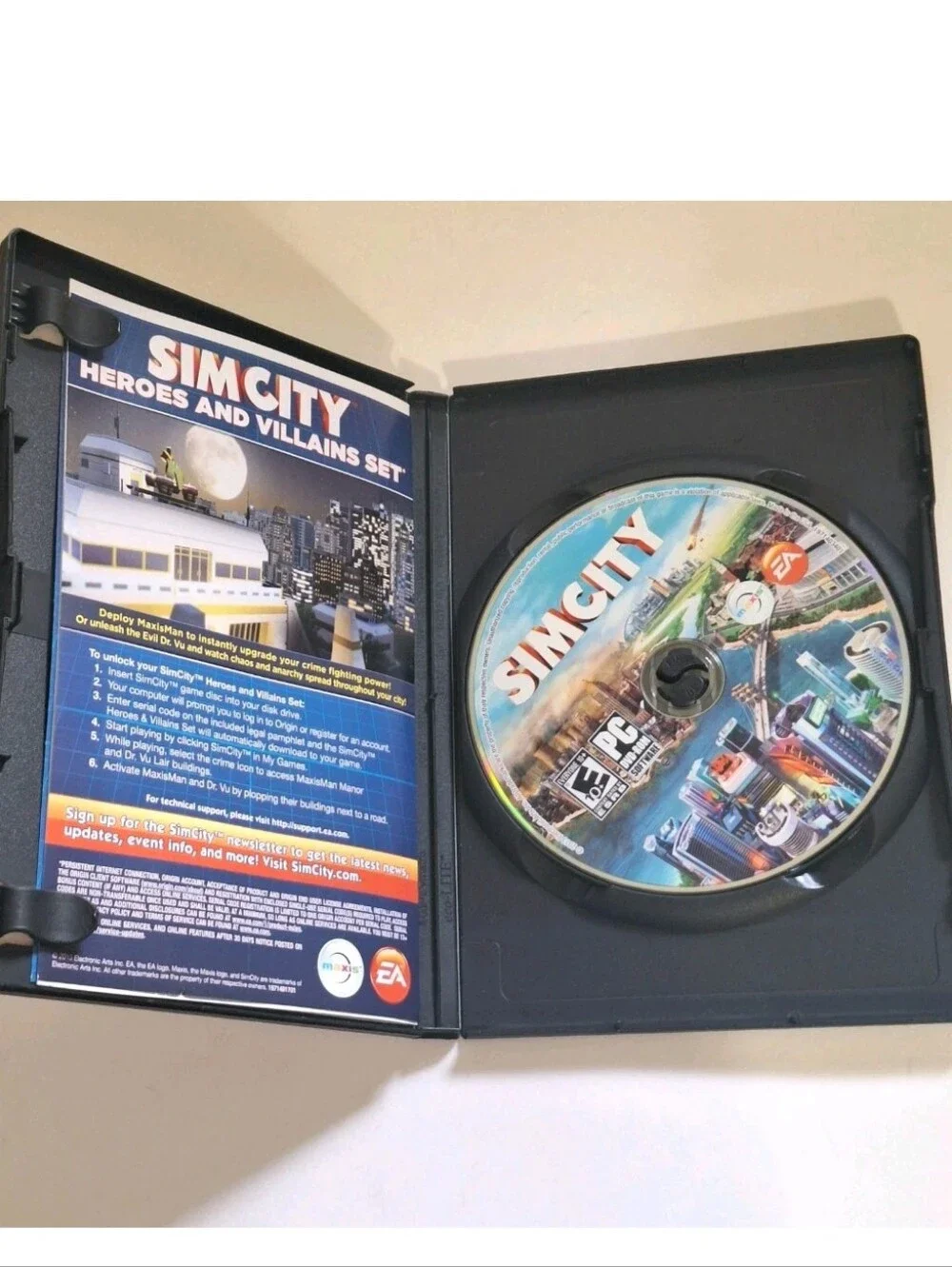 Sim City Limited Edition PC Video Game Computer Game UNTESTED 2013